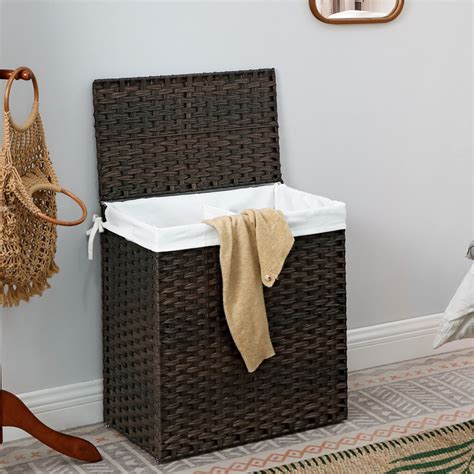 Brown Laundry Basket Hamper