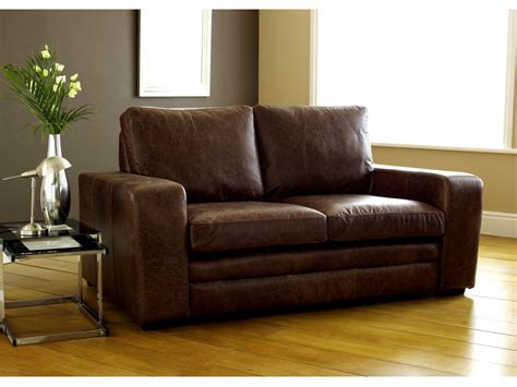 Brown Leather Sofa Bed Uk