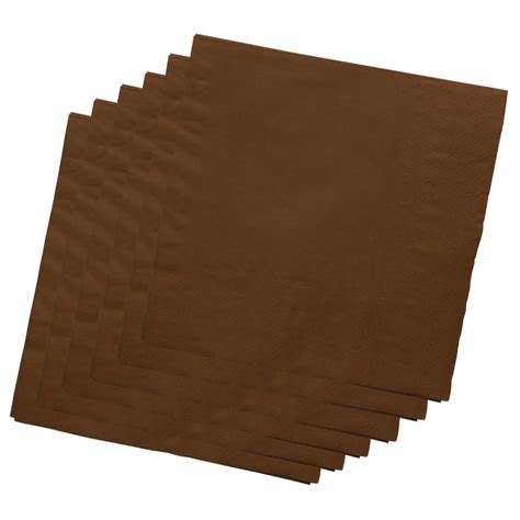 brown paper dinner napkins