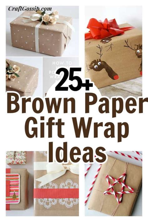 Brown Paper Gift Wrap