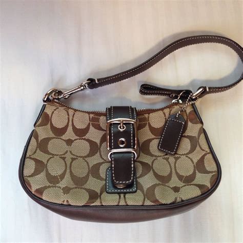 Brown Pattern Shoulder Bag