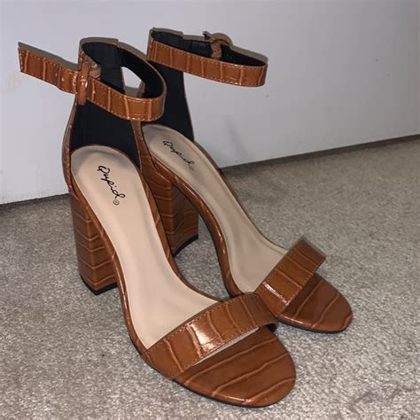 Brown Qupid Heels