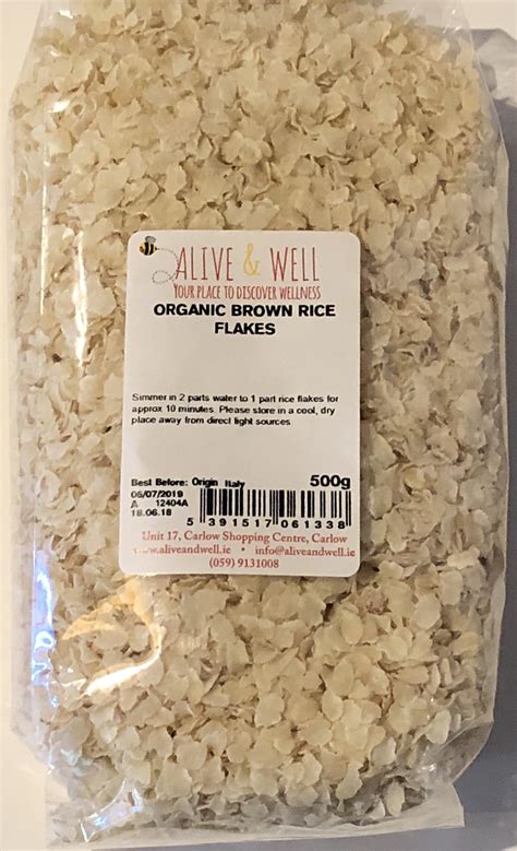 brown rice flakes