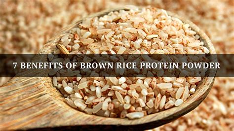 brown rice powder