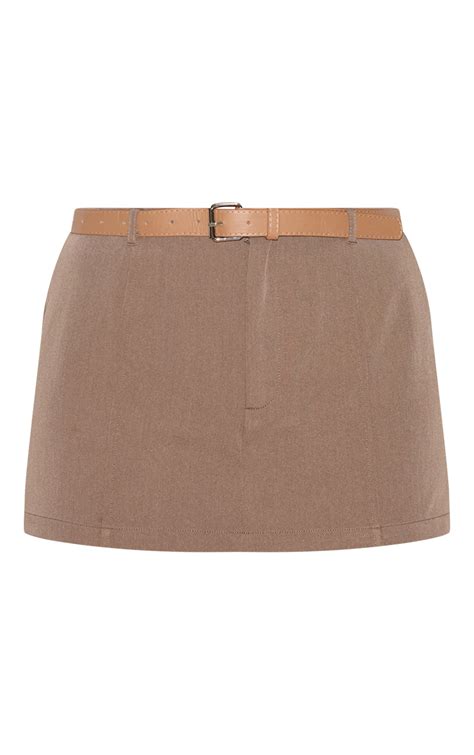brown skort