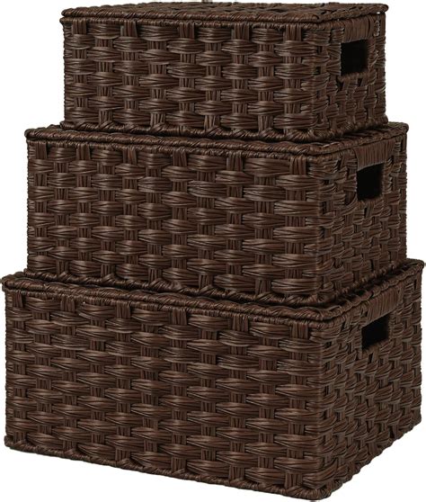 Brown Storage Basket Set