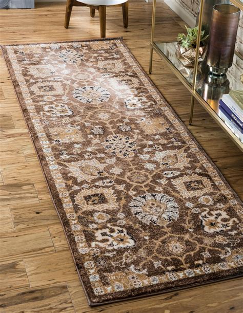 brown vintage rug