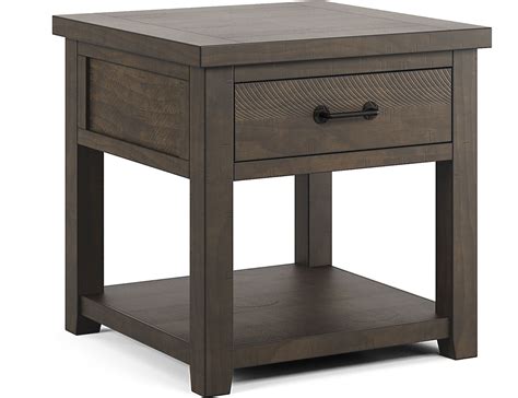 Brown Weathered End Tables