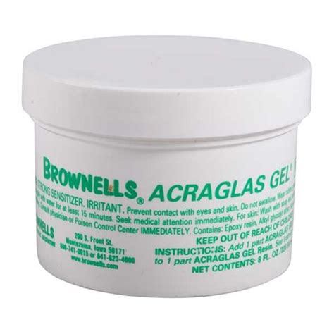 Brownells Acraglas Gel 16 Oz Acraglas Gel