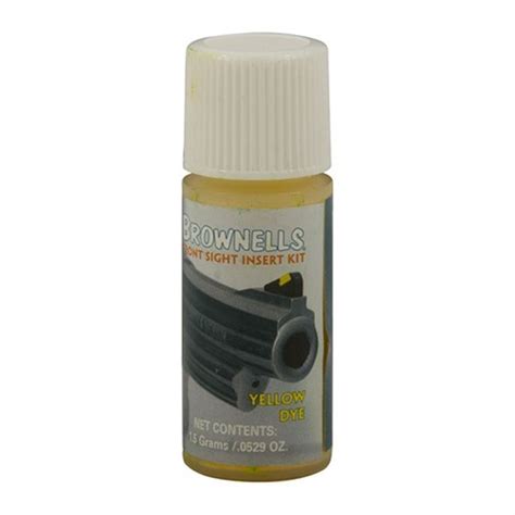 Brownells Front Sight Pigment Yellow Pigment 05 Oz