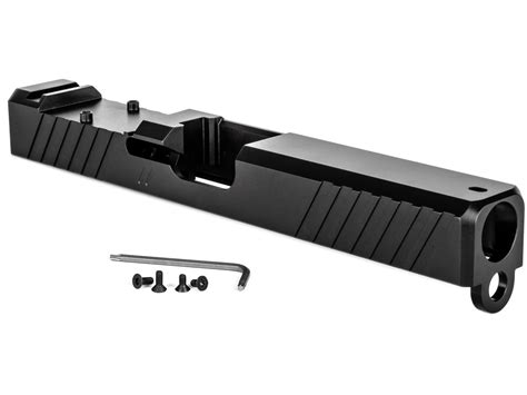 Brownells Rmr Cut Slide For Glock 17 Gen 3 Rmr Slide Window For Gen3 Glock 17 Bronze Pvd