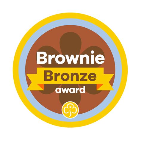 brownie bronze award badge