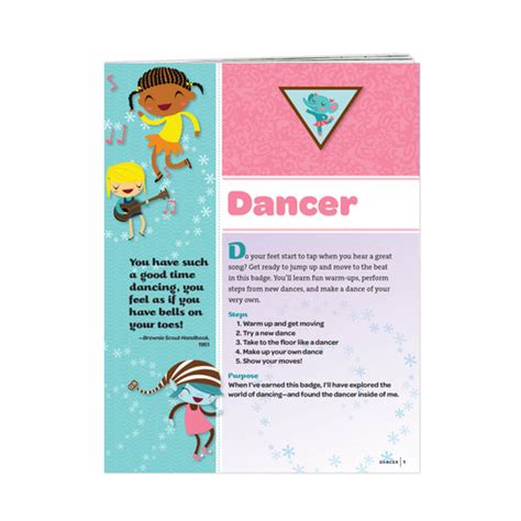 brownie dance badge requirements pdf