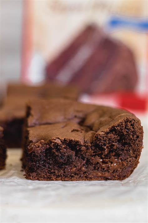 brownies from cake mix recipe