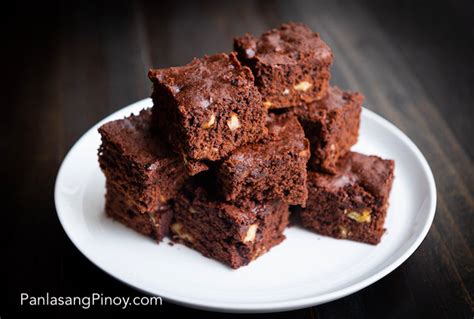 brownies recipe panlasang pinoy