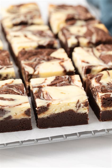 brownies with cream cheese inside