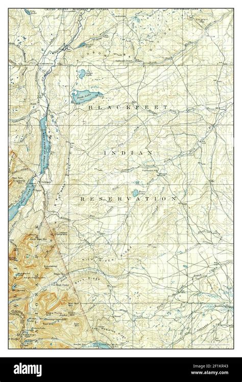 Browning Montana Map Usa