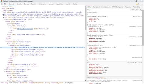Browser Developer Tools Tutorial