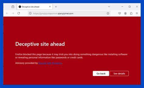 危険なウェブサイトへの警告画面を示すイメージ