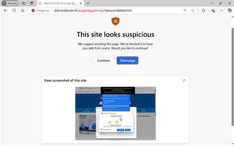 ブラウザの警告表示やポップアップ広告をイメージした図