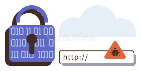 ブラウザのセキュリティ警告とプライバシー保護を示すイメージ
