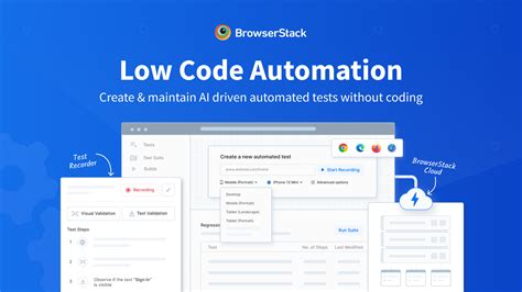 browserstack no code automation