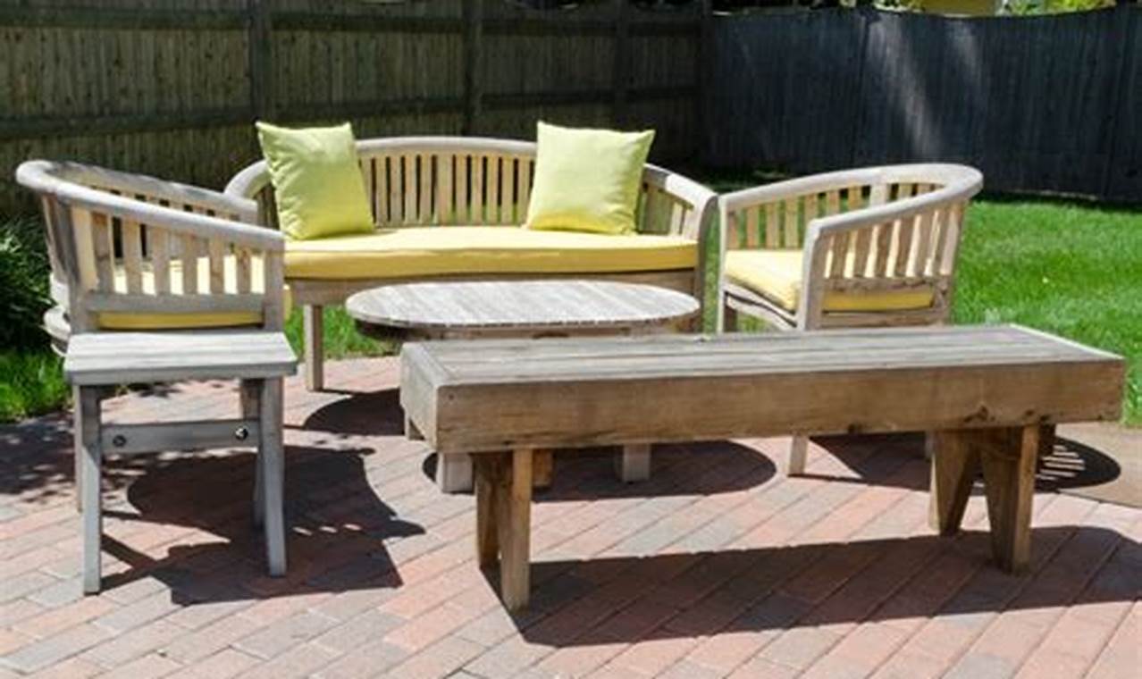 broyhill teak outdoor furniture