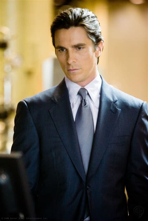 bruce wayne in a suit