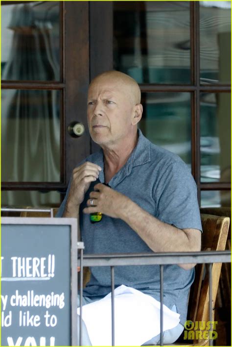 bruce willis rare public