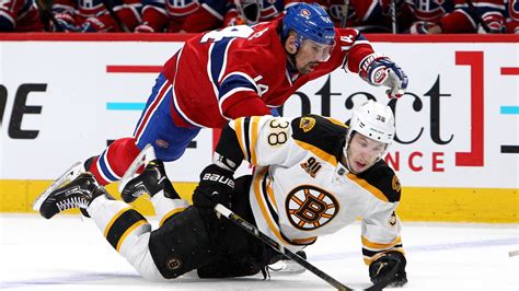bruins and canadiens players