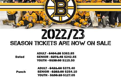 bruins season tickets price