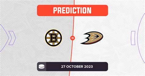 bruins vs ducks prediction