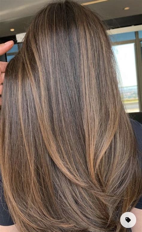 brunette with highlights