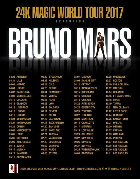 bruno mars 2024 concert schedule