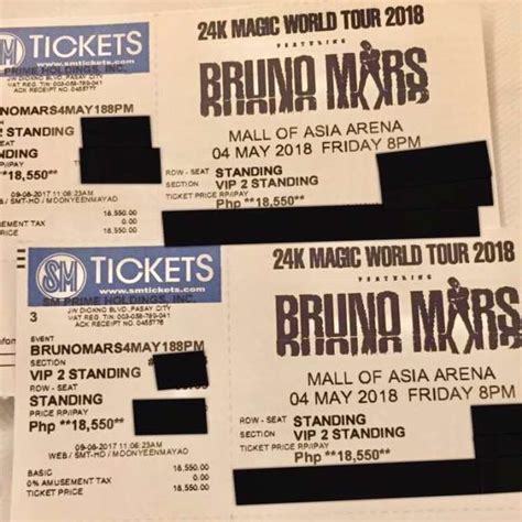 bruno mars concert philippines schedule