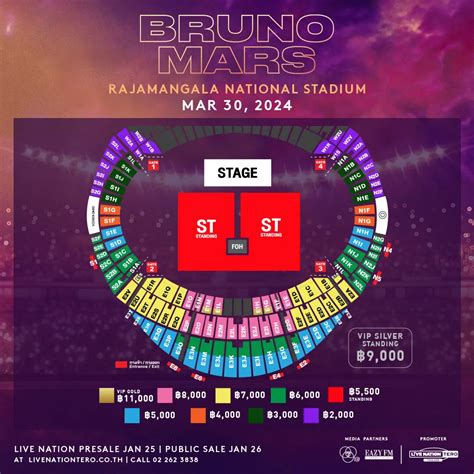 bruno mars thailand ticket