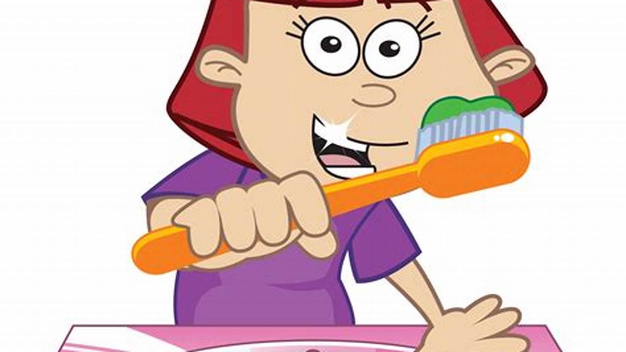 Unveil the Power of Brushing Twice Daily: Discoveries in Oral Hygiene Clipart