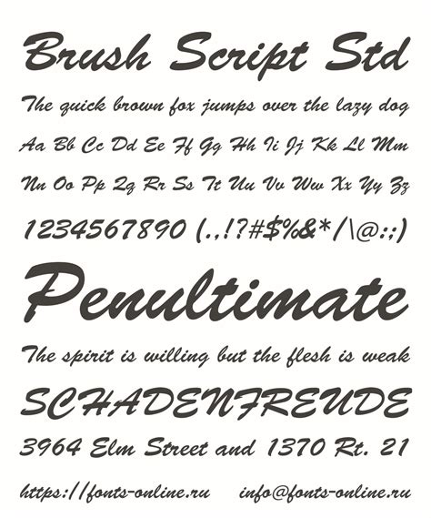 Brush Script Std Regular