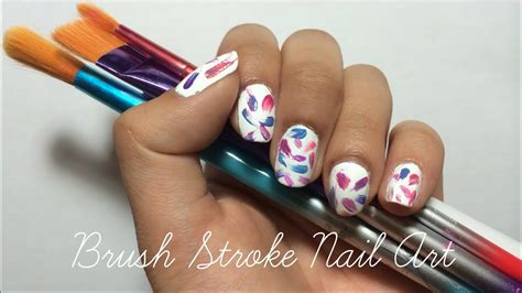 Brush Stroke Nail Art Tutorial