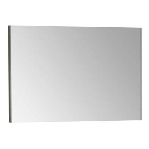 brushed chrome bathroom mirror