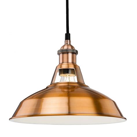 Brushed Copper Pendant Lights