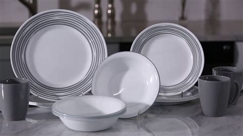 brushed silver corelle