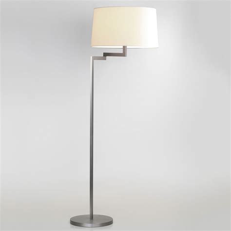 brushed stainless steel floor lamps