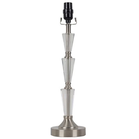 Brushed Steel Table Lamp Base