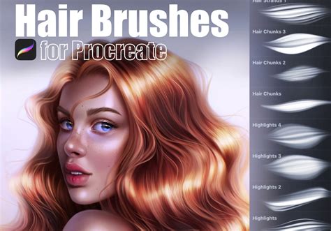 Brushes Procreate Hair