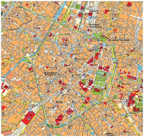 brussels on a map