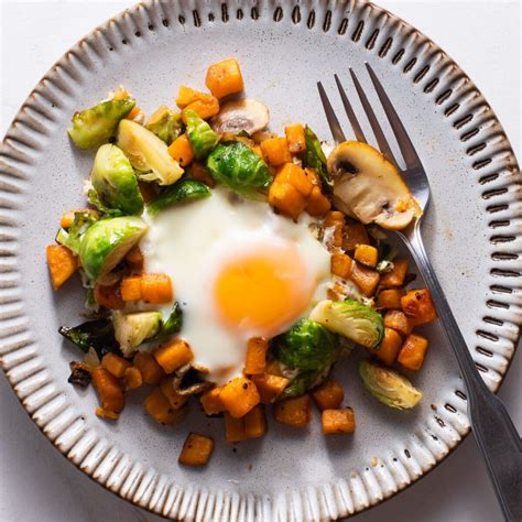 Brussels Sprouts Breakfast Hash