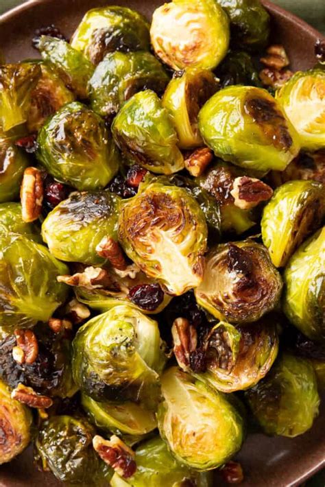 Brussels Sprouts Roasted Maple Syrup