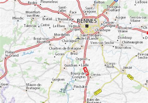 Où se trouve Bruz? Où se situe Bruz (35170) Où se trouve