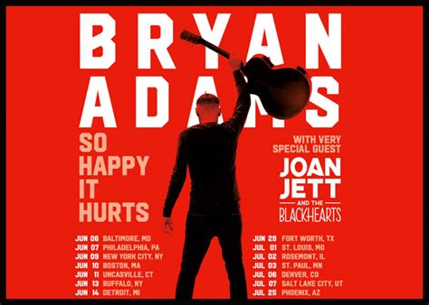 bryan adams concert schedule 2023